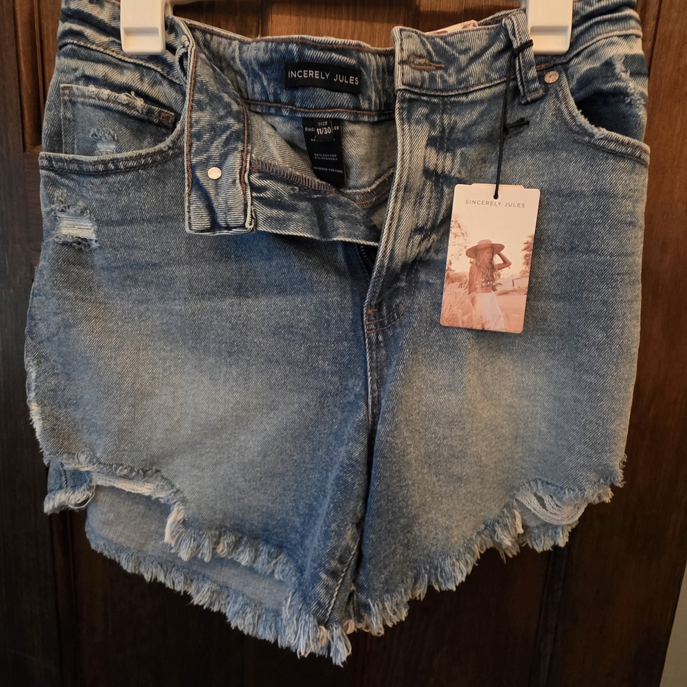 Sincerly Jules Women's Blue Denim Shorts 11/30